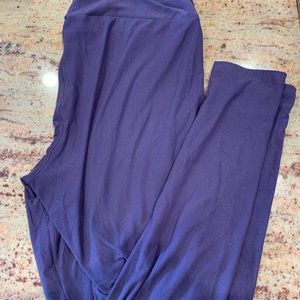 Solid purple lularoe leggings